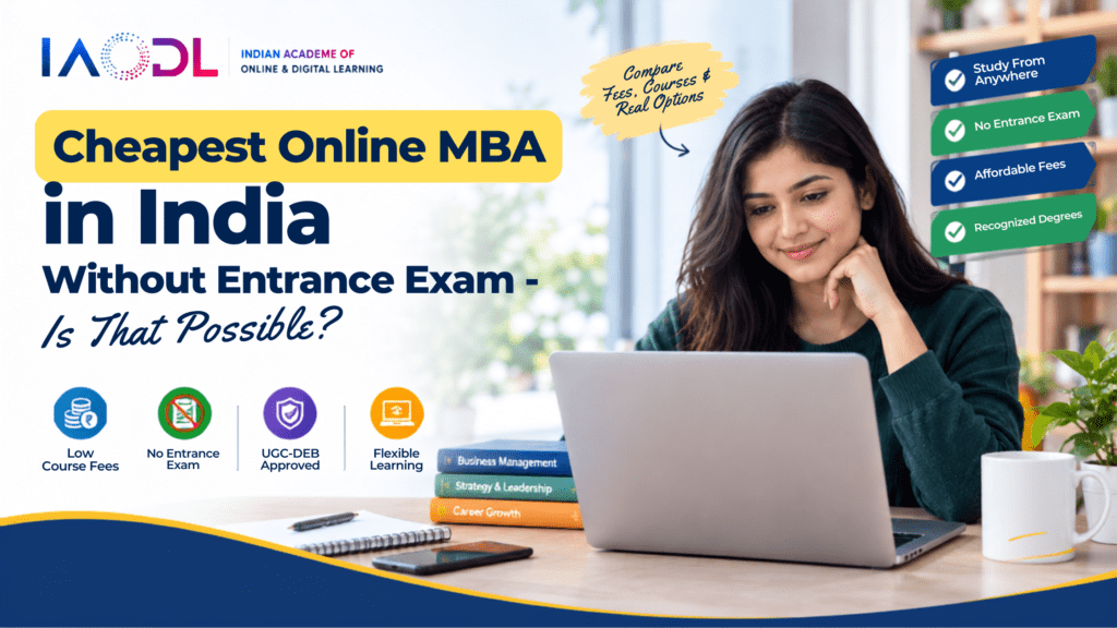 cheapest online mba in india